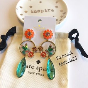 Scenic Route Hummingbird Statement Earrings